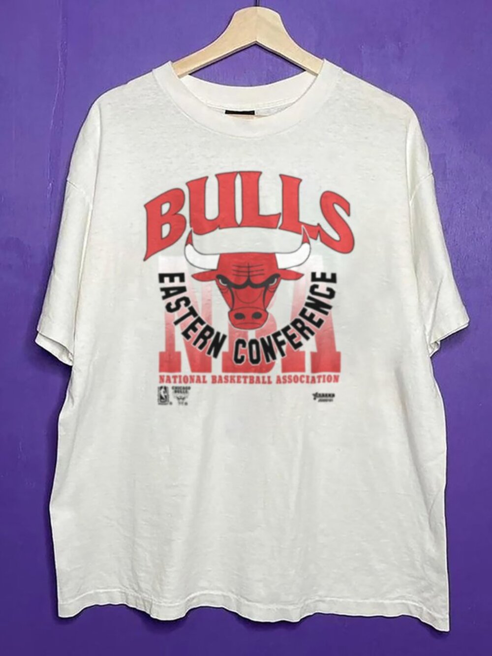Chicago Bulls Eastern Conference Shirt, Retro NBA Chicago Bulls Basketball Shirt